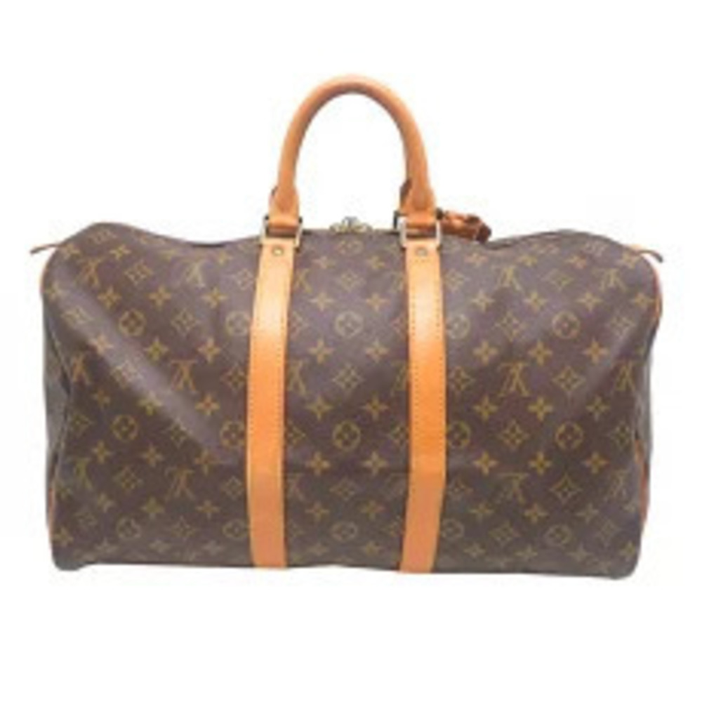 Louis Vuitton Monogram Bag Boston Keepall Brown
